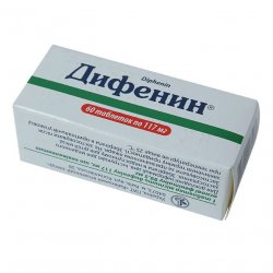 Дифенин (Фенитоин) таблетки 117мг №60 в Первоуральске и области фото