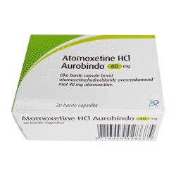 Атомоксетин HCL 40 мг Европа :: Аналог Когниттера :: Aurobindo капс. №30 в Первоуральске и области фото